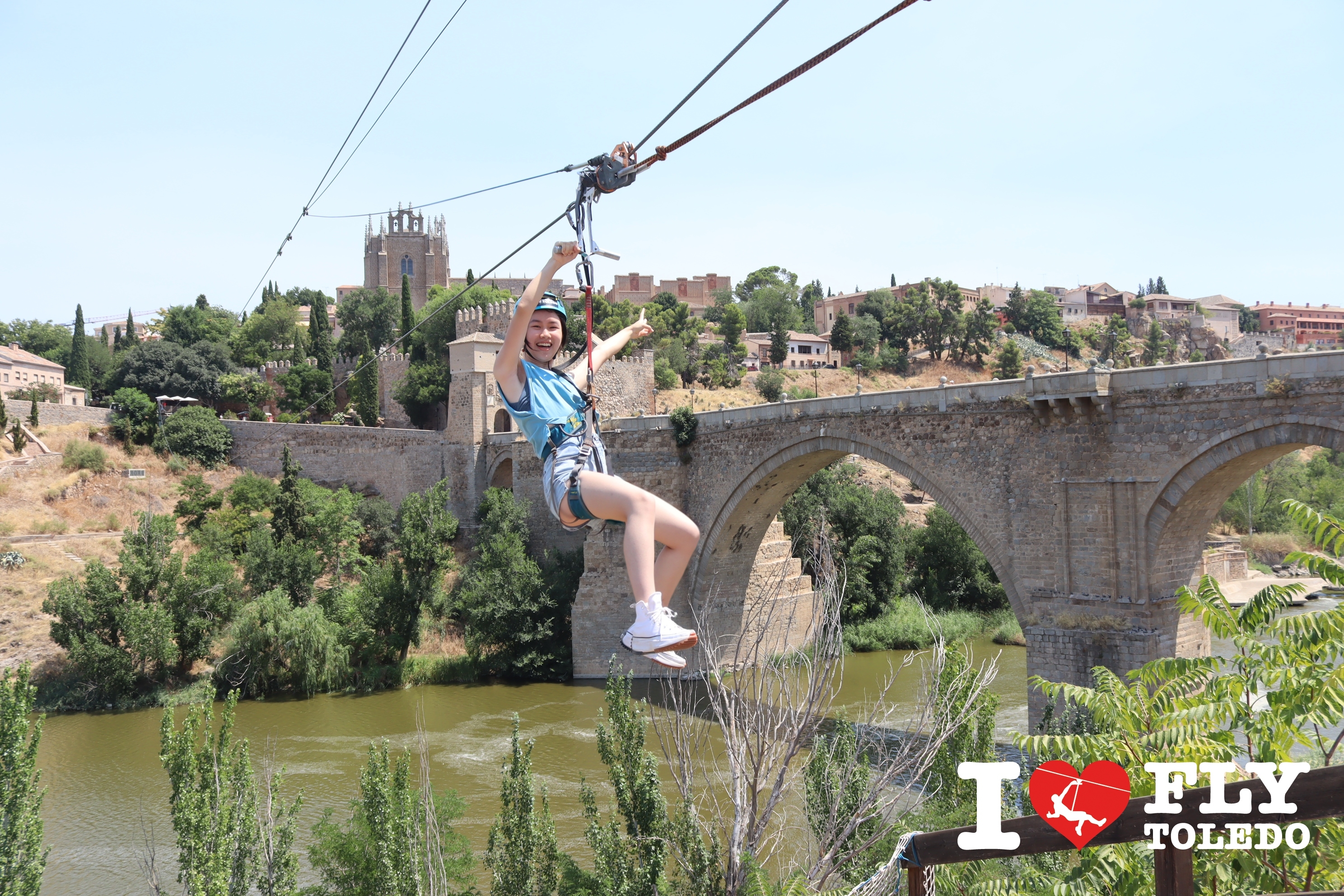 Zip-lining in Toledo